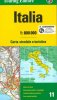 Italia cartina pieghevole