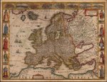 101 CARTA GEOGRAFICA ANTICA-Europa 1650
