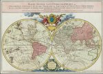 014 Carta geografica antica -Carta geografica del mondo epoca fine del 1700