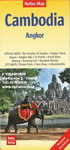 Cambogia e Angkor carta geografica