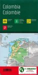 Colombia travel map