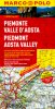 Piemonte e Valle d'Aosta road map