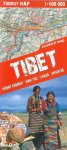 Tibet carta stradale