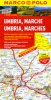 Umbria e Marche mappa stradale