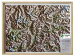 Bolzano provincia - carta murale in rilievo