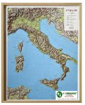 Italia - carta murale in rilievo