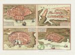 CALARIS, MALTA, RHODUS, FAMAUGUSTA carta storica
