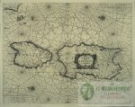LE COSTE MARITTIME DELL'ISOLE DI SARDEGNA E CORSICA carta antica