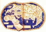 012 Carta geografica antica -Mappa antica del mondo Tolemaico