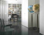 Mappamondo 17B-diametro cm. 37 base legno luminoso