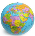 Mappamondo 35-Il mondo gonfiabili 
 cm 40



