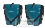 ORTLIEB BACK ROLLER CLASSIC COPPIA BORSE BICI POSTERIORI PETROLIO