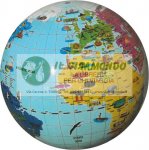 Mappamondo 45- Mondo gonfiabile con monumeti   CM 42