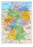 067-Germania da aula scolastica fisico-politica cm 140x100