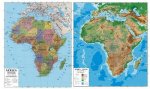 041-Africa da aula scolastica<br> fisico-politica cm 140x100