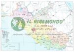 117-h Lazio carta scolastica fisico-politico cm 140x100