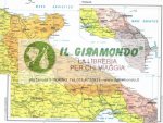 117-m Puglia e Basilicata scolastica fisico-politico cm 140x100