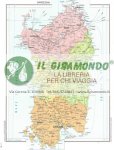 117-p Sardegna scolastica fisico-politico cm 100x140