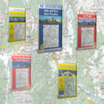 Carte da trekking escursionista